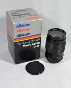 Albinar-ADG MC 28-80mm f/3.9-4.9 Zoom-Macro Lens w/Canon FD Mount [Excellent] - Picture 1 of 6