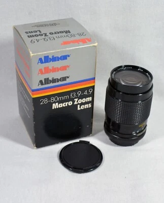 Albinar-ADG MC 28-80mm f/3.9-4.9 Zoom-Macro Lens w/Canon FD Mount [Excellent] - Image 1 of 4
