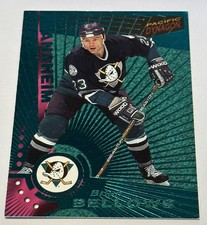 1997-98 Pacific Dynagon Emerald Green SP Brian Bellows Anaheim Mighty Ducks #1