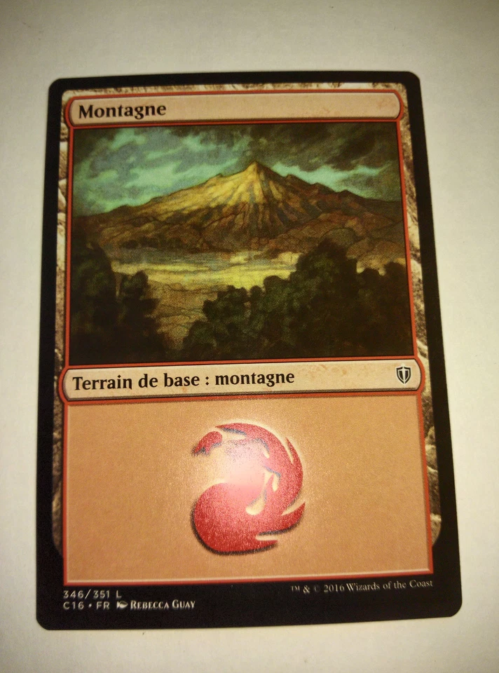 Mtg Magic: 25 x Mountain No. 346 Commander 2016 Vf Fast Shipping and Tracking - Image 1 of 1