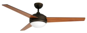 LeiserDeckenventilator Vega bronze 132 cm Lampe Fernbedienung Timer Temperatur - Bild 1 von 7