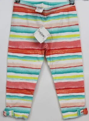 NEW 2014 Gymboree Desert Dreams Striped Leggings sz 5T Capri Length Bows - Изображение 1 из 4