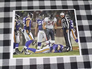 Brian Urlacher signiertes 8x10 Foto Chicago Bears Hall of Fame - Bild 1 von 1