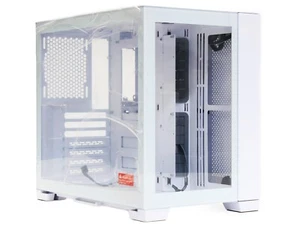 Boîtier mini tour Lian-Li O11 Dynamic Mini-S ATX verre trempé - Blanc neige - Photo 1/21