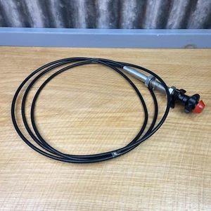 55204 Control Cable 2” Black Knob 10’ Multi Purpose Push Button Lock Fits Dorman - Picture 1 of 6