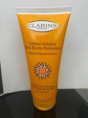 CLARINS SUN CARE CREAM Very High Protection For Fair Skin SPF20 Extremely Rare - Image 1 of 2