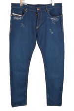 DIESEL Tepphar-X Slim-Carrot Stretch Jeans Men's W34/L30 Button Fly Faded Blue