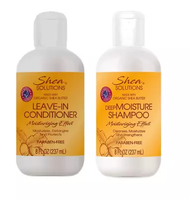 Shea Solutions Deep Moisture Set Shampoo & Conditioner, 8 oz. each - Image 1 of 4