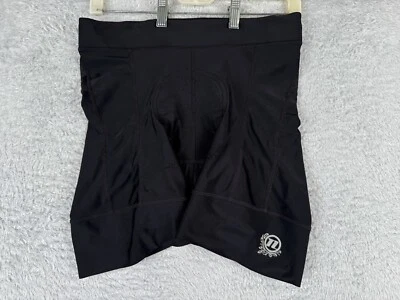 Pantalones Cortos de Ciclismo Novara Hombres Pequeños Negros Nylon Mezcla Spandex Acolchados FUNCIONA GRANDE Foto 1 de 4