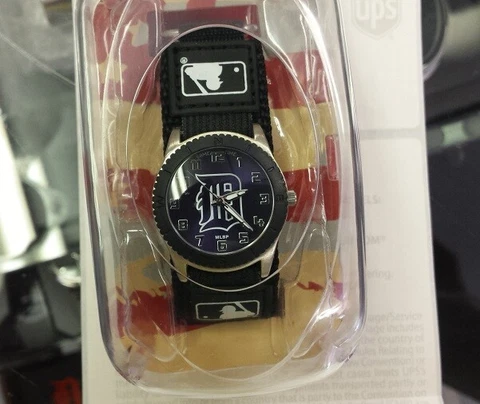MLB Detroit Tigers Unisex Kids Rookie Black Watch Cover