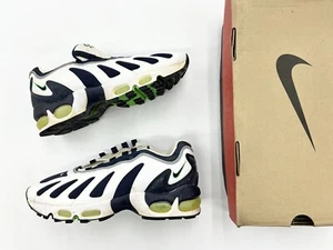 1996 Vintage Nike Air Max  White Obsidian Scream Green Sz 9.5 Men Shoe OG. - Picture 1 of 10