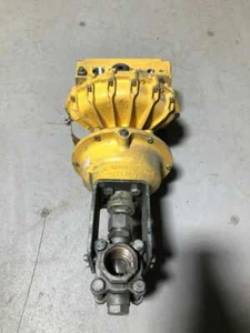 GGosco 1" Rotary Actuated WCB Dual Pak Soft Seated Ball Valve - Picture 1 of 5