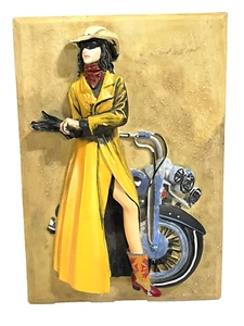 Ride the Pony by David Devary 2D 7"x5" wall plaque Mini View Collection Vtg - Picture 1 of 3