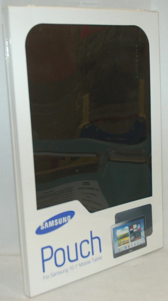 NUEVO OFICIAL Samsung Galaxy Tab 10.1" NEGRO Funda Cuero Estuche de Viaje 1B1LBECXAR Foto 1 de 3