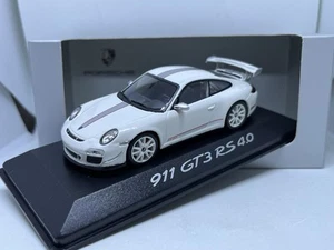 Porsche 911 997 GT3 RS 4.0 bianca 2011 Minichamps modello 1:43 IMBALLO ORIGINALE WAP concessionario - Foto 1 di 9