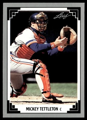 1991 Leaf Mickey Tettleton Detroit Tigers #322 - Image 1 of 2