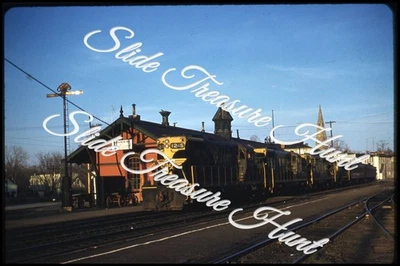 Erie Lackawanna Railroad Goshen New York Train Station EL 35mm Slide 1960s - Image 1 of 3