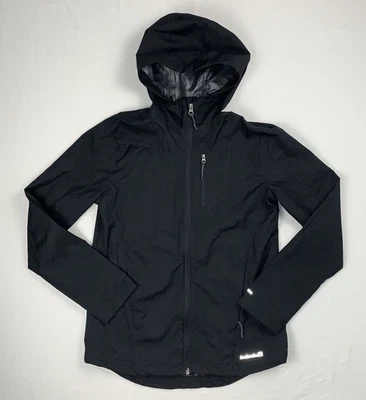 Avalanche Womens Weather Shield Rain Jacket Size S Black Hooded Full Zip Hiking - Image 1 of 4