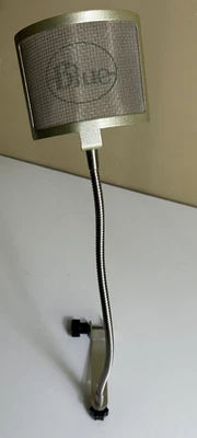 Filtro Pop para Micrófono Filtro Pop para Micrófono Azul Metal -B10 Foto 1 de 4