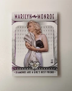 2024 Leaf Marilyn Monroe Icons Collection Diamonds Are A Girls Best Friend 7/8 - Picture 1 of 2