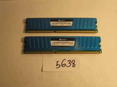 Corsair Vengeance Blue 2X4GB=8Gb PC3-12800 1600Mhz DDR3 DESKTOP MEMORY RAM (5638 - Image 1 of 2