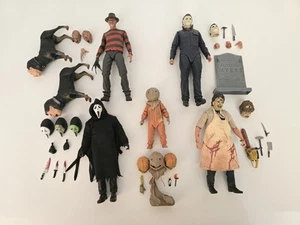 NECA Horror 7' Action Figures Lot Of 5 Halloween, Nightmare on elm street ETC - Picture 1 of 24