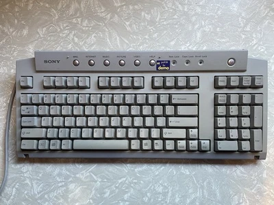 Sony Vaio PCVA-KB1P/UB 100-Key Multimedia Keyboard With Microsoft Windows Icons - Image 1 of 4