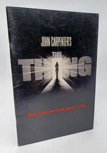 THE THING by John Carpenter Promotional Theater Program Booklet 1982 - Foto 1 di 9
