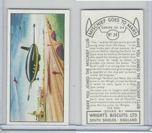 W0-0 Wright's Biscuits, Mischief Goes To Mars, 1954, #24