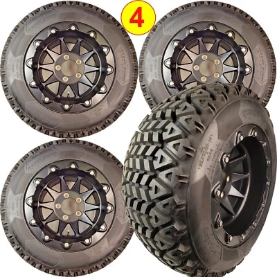 KUBOTA RTV 900 1100 1120 1140 TIREs WHEELs RIMs 25x10-14 OTR 350 MAG RUN-FLAT - Image 1 of 4