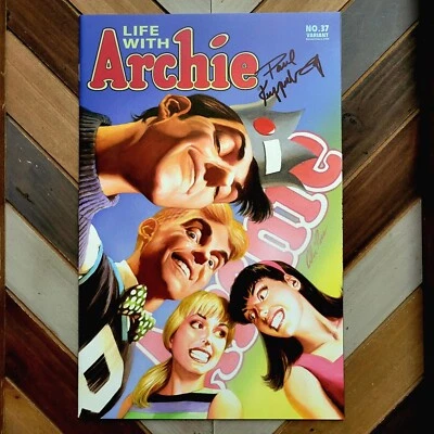 Life w Archie #37 VF/NM (2014) Signed by Paul Kupperberg / Last Issue ALEX ROSS - Image 1 of 3