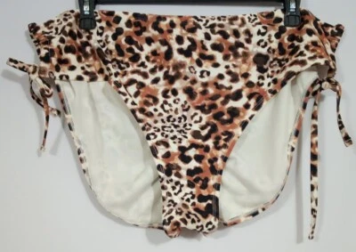 Time & Tru Women Plus String Tie Bikini Swim Bottom  Multi Size 2X (20W-22W) - Image 1 of 4