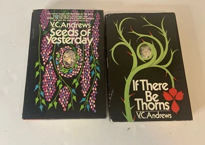 Dollanganger Series by VC Andrews 2 Lot Hardcovers Books 1980s Book Club - Image 1 of 4