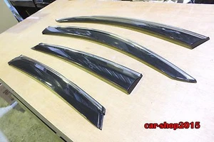 HONDA CIVIC 16-17 10th Window Visor Weather Shield Sun Rain Guard w/Chrome Strip - Picture 1 of 7