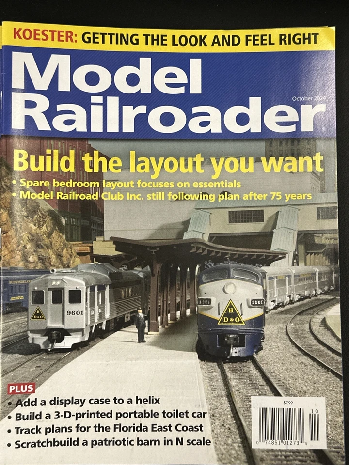 MODEL RAILROADER MAGAZINE October 2024 Build The Layouts You Want - Image 1 of 1