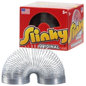 Orignal Slinky aus Metall Treppenhüpfer Metallspirale Spirale MADE IN THE USA - Bild 1 von 3