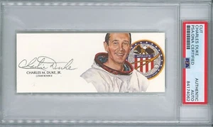 CHARLIE DUKE SIGNED CUT SIGNATURE PSA DNA APOLLO 16 MOONWALKER - Picture 1 of 1