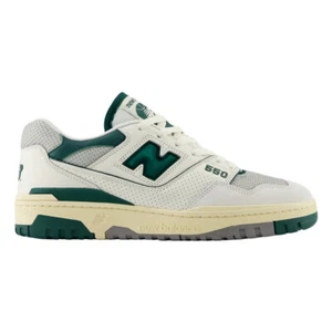 NEW BALANCE 550 COD. BB550CPE COLORE: SEA SALT CON MARSH GREEN (VERDE) - Foto 1 di 13