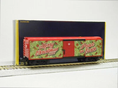LIONEL AMERICAN FLYER 2021 CHRISTMAS BOXCAR S GAUGE railroad train 2119020 NEW - Image 1 of 4