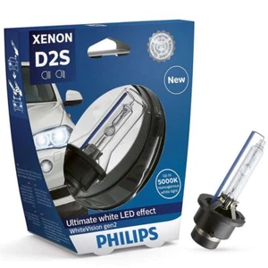 Philips D2S White Vision gen2 HID Xenon Upgrade Gas Bulb 85122WHV2S1 Single - Picture 1 of 1