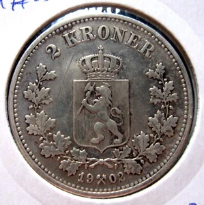 NORWEGEN - 2 KRONEN 1902 KM # 359 - Bild 1 von 2