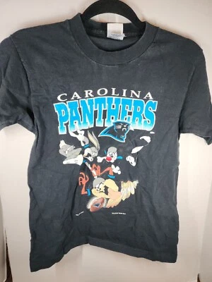 Vintage 1997 NFL Carolina Panthers NFLP/Warner Bros size 14/16 Looney toons - Image 1 of 4
