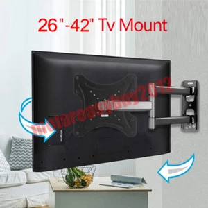 Universal Tilting TV Wall Bracket Mount Slimline Tilt 24 26 32 36 37 40 42 inch - Picture 1 of 10