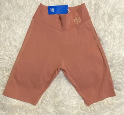 Nuevos Pantalones Cortos de Motociclista Adidas Rosa Tiro Alto S Foto 1 de 4