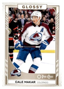 2023-24 UD Upper Deck Series 1 OPC Glossy Gold R-18 Cale Makar - Colorado 