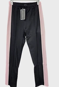 Women's Fashionable Sweatpants w/Pink & White Stripe - Athleisure - NWT - NOV21 - Picture 1 of 3