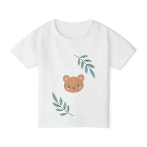 Cute Bear Toddler T-Shirt, Adorable Kids Tee, Baby Gift, Birthday  - Picture 1 of 29