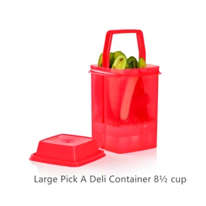 Tupperware großer Pick A Feinkostbehälter 81/2 Tassen Chili Neu - Bild 1 von 1