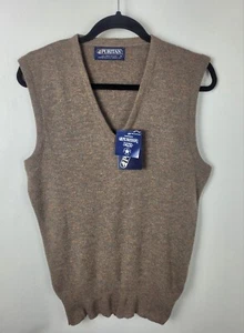 Vintage PURITAN Men's Sweater Vest Orlon Acrylic V Neck Size L NWT NEW!!! - Picture 1 of 5