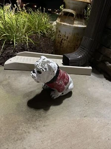 Georgia Bulldog Statue Concrete Yard Garden Porch Decor 160 Lbs - Picture 1 of 3